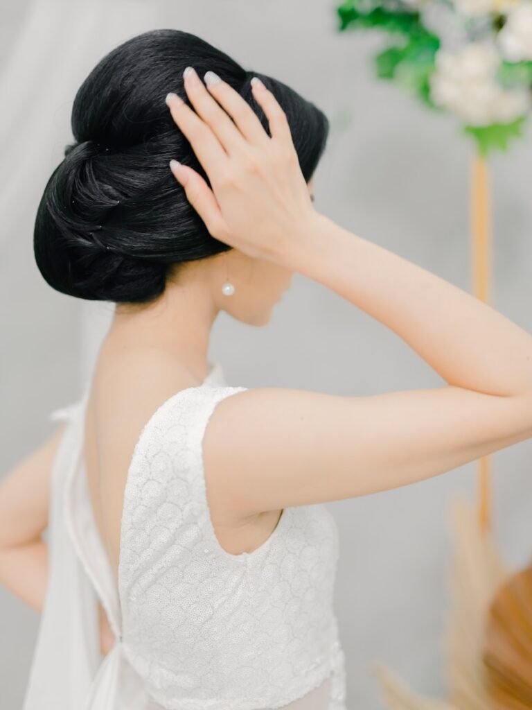 woman in white tank top